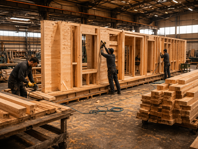 Ahşap Ev Üretimi